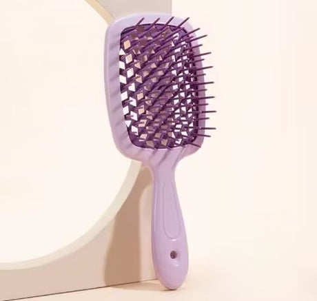 Honeycomb hollow massage comb, smooth hair grid comb, smooth hair dry and wet dual-purpose comb, curly and fluffy hair styling comb - V.I.P Digital Presence