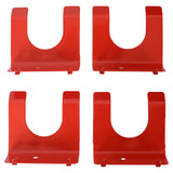 4-foot metal garage nail board tool rack with 3 nail board wall mounted tools for storing nail boards, black - V.I.P Digital Presence