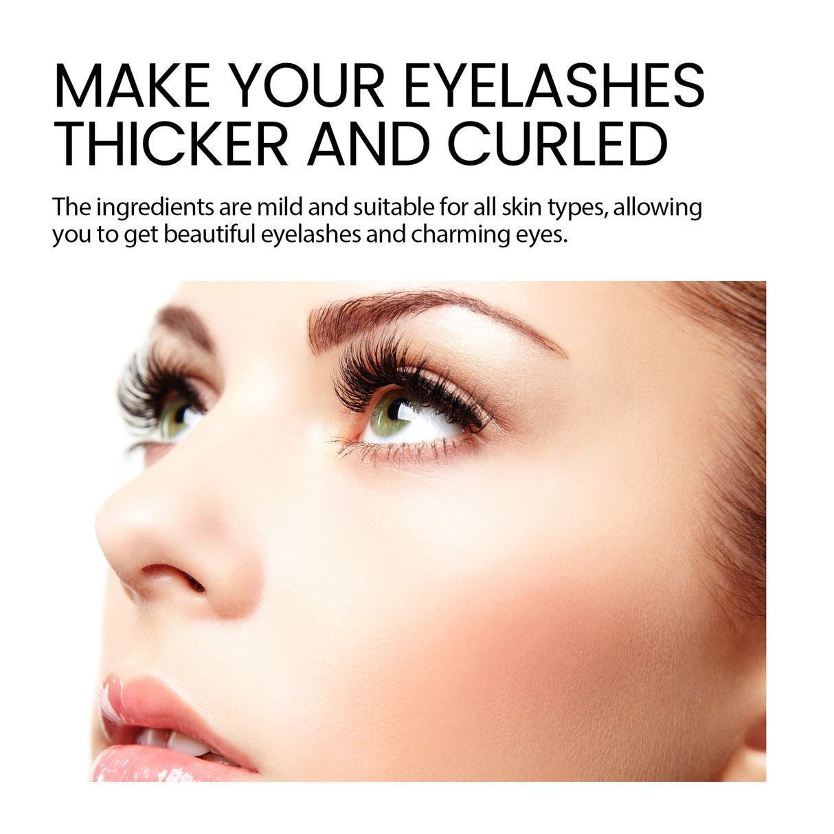 Eyelash Boost Serum, Natural Beauty Slim Long Gentle Thick Black Curl Lasting Without Smudding Mascara - V.I.P Digital Presence