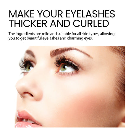 Eyelash Boost Serum, Natural Beauty Slim Long Gentle Thick Black Curl Lasting Without Smudding Mascara - V.I.P Digital Presence