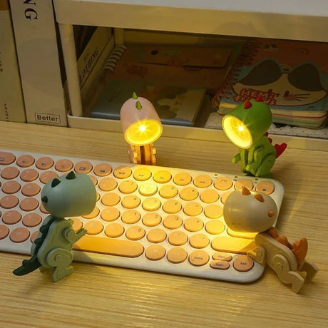 Mini Dinosaur Night Light Battery Magnetic Folding Nights Lamp Bedroom Bedside Table Ornaments Children's Toys LED Night Lights - V.I.P Digital Presence