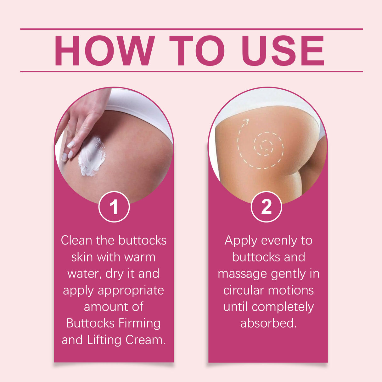 Butt Firming And Lifting Cream Highlights Curves, Lines, And Volumizing Butt Care Cream