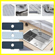 Silicone rubber folding sink drain pad splash proof tabletop kitchen and bathroom multifunctional tool - V.I.P Digital Presence