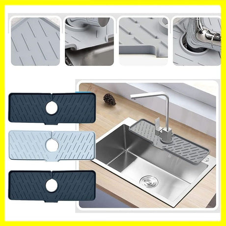 Silicone rubber folding sink drain pad splash proof tabletop kitchen and bathroom multifunctional tool - V.I.P Digital Presence