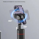 P02 Auto Face Tracking Stand 360 Rotation Phone Holder Desktop Tracking Gimbal Stabilizer Tripod for Live Vlogging Video - V.I.P Digital Presence