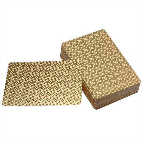 Waterproof Luxury Platinum Foil Poker Playing Cards Gold Plated Porker Cards - V.I.P Digital Presence