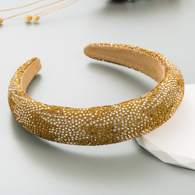 New Light Luxury Rhinestone Headband Ladies Korean Head Jewelry - V.I.P Digital Presence