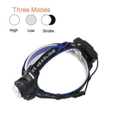 3800LM XM-L T6 LED Headlamp Zoomable Headlight Waterproof  Torch Flashlight - V.I.P Digital Presence