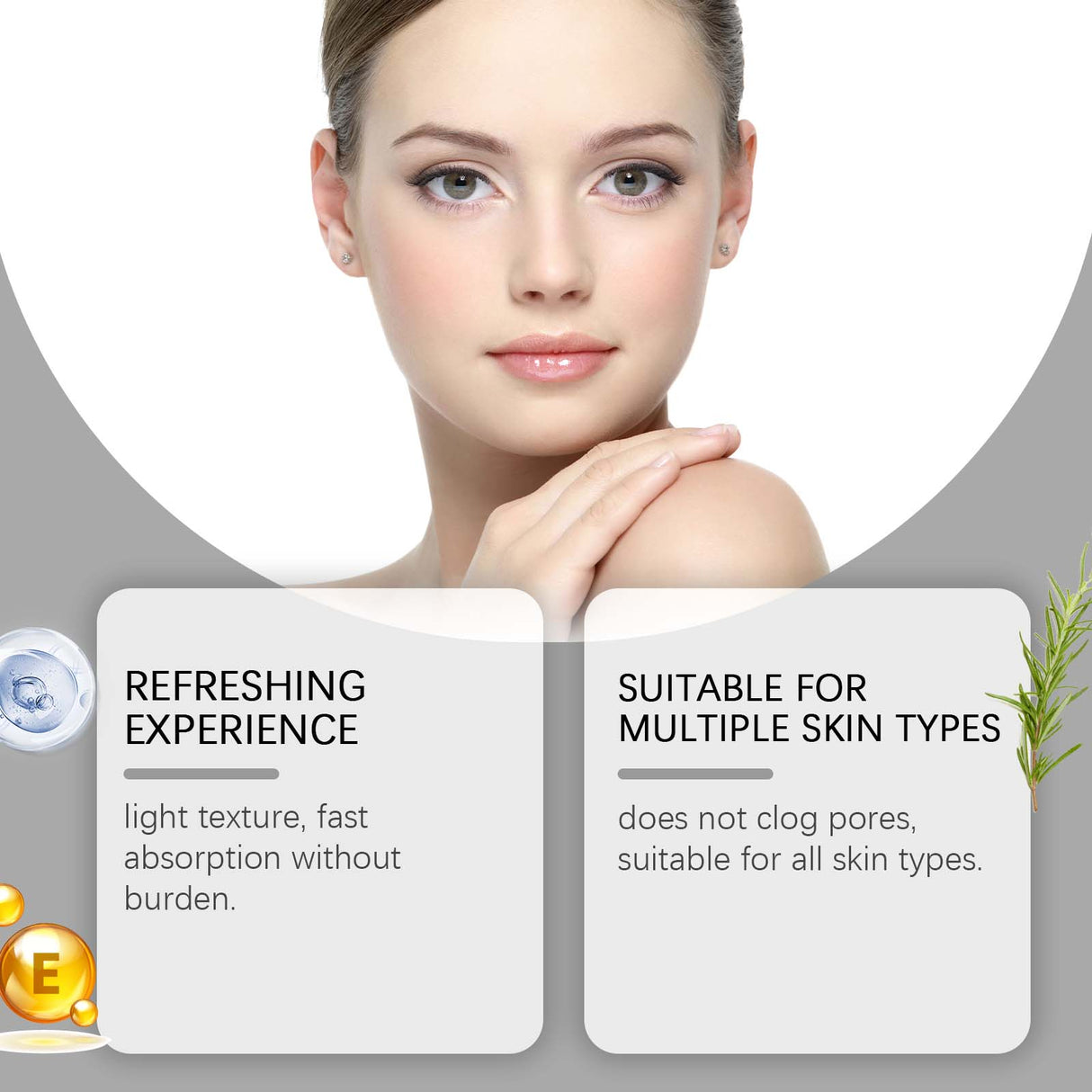 Acne Cream, Refreshing Oil Control Repair Acne Mild Soothing Closing Face Cream