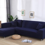 Solid color sofa cover, elastic tight package, full cover, fabric sofa cover, sofa cushion, sofa cover