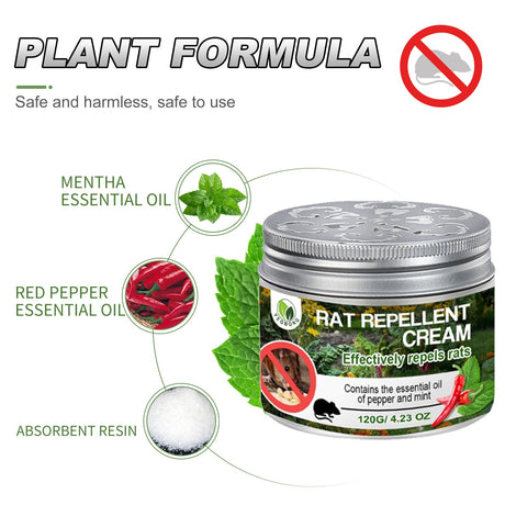 120g home plant natural peppermint oil rats and mice mouse repellent to avoid rodent - V.I.P Digital Presence