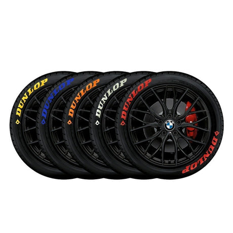 【 Font Set 】 Car Tire Stickers Tire Letter Stickers English Letter 3D Stereoscopic Stickers - V.I.P Digital Presence