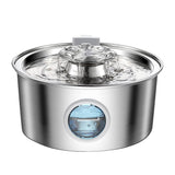 Stainless Steel Smart Pet Water Dispenser with Automatic Circulation and Filtration, Large Capacity Feeder for Cats and Dogs - V.I.P Digital Presence