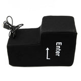 Office Computer Jumbo USB Big Enter Key Pillow USB Gadgets Desktop Nap Pillow Anti-Stress Hand Tool for Laptop Novelty Gift - V.I.P Digital Presence