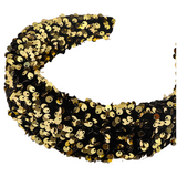 Sequin sponge wide edge headband - V.I.P Digital Presence