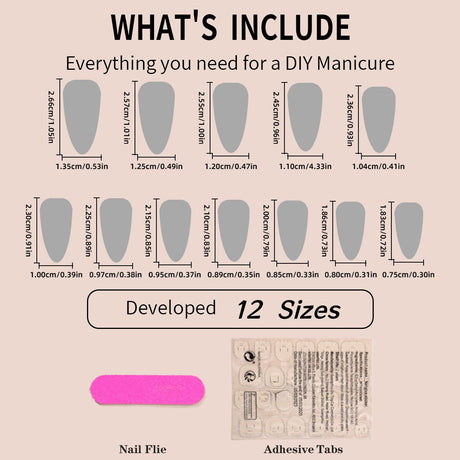 Almond-shaped French edge manicure, mandarin duck color gold corrugated fake nails finished product - V.I.P Digital Presence