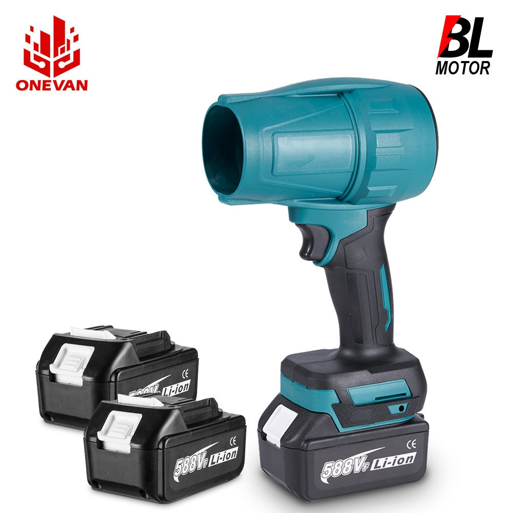 Brushless turbocharged storm blower and snow blower compatible with Makita battery 18V high power - V.I.P Digital Presence