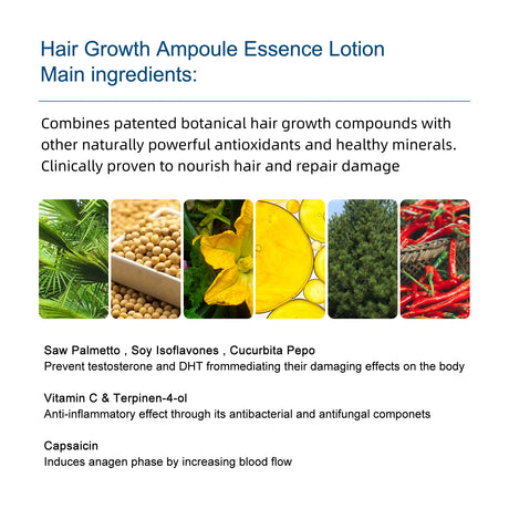 Hair Ampoule Serum For Dense, Volumizing, Moisturizing, Nourishing And Strengthening Hair - V.I.P Digital Presence