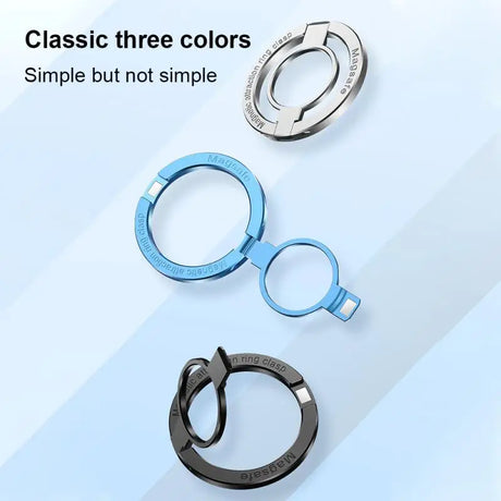 For Phone New Magnetic Ring Holder for 12 13 14 Max Magnet Finger Ring Grip Stand Holder Zinc Alloy Kickstand - V.I.P Digital Presence