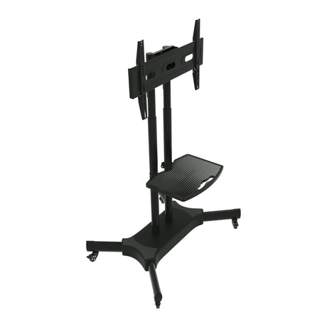 FANCO Universal Rotating TV Stand, suitable for 32-80 inch TVs, with adjustable tilt height and maximum VESA 600x400mm (black) - V.I.P Digital Presence