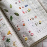 DIY Imitation Linen Sewing Book with Embroidery. Personalize, Improve Skills. Portable - V.I.P Digital Presence