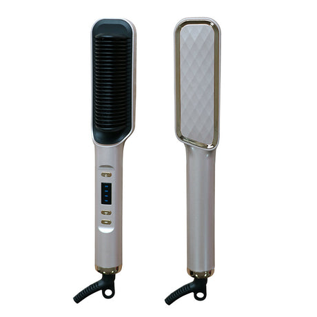 Straight Hair Comb, Lcd, Household Negative Ion Lazy Person Curling Stick, Dual Purpose Hair Salon, Electric Hair Straightener - V.I.P Digital Presence
