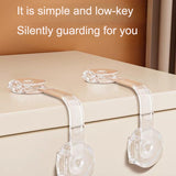 Infant and child safety lock buckle, anti opening drawer lock, cabinet door lock, refrigerator lock, multifunctional transparent - V.I.P Digital Presence
