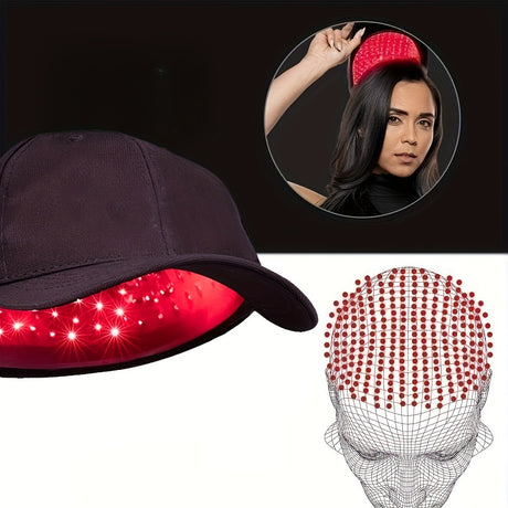 Red light therapy hair care cap hair care device portable portable hair follicle care hair dense hair care helmet hair care - V.I.P Digital Presence