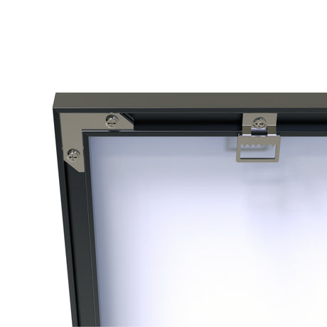 60 "x36" oversized modern square bathroom mirror with Balk frame decorative large wall mirror aluminum frame vertical or horizon - V.I.P Digital Presence