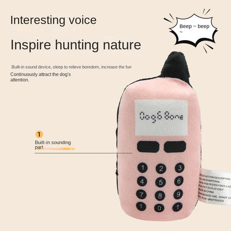 Blue Super Soft Phone Dog Sound Toy Training Interactive Toy Biting and Tearing Toy Cat Teasing Toy - V.I.P Digital Presence