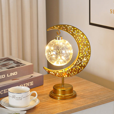 Christmas Gift Moon Lamp Ball Lamp Star Moon Lamp Muslim Festival Decorative Lamp Bedroom Desk Lamp Atmosphere Shaped Lamp - V.I.P Digital Presence