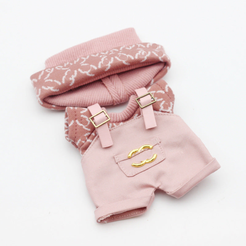 Caja sorpresa Labubu de 17 cm de primera y segunda generación, ropa para muñeca llorona de algodón de 10 cm, gorro estampado de punto