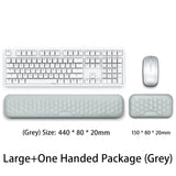 Reposamuñecas ergonómico para teclado y ratón, para oficina, para proteger y relajar la muñeca, con espuma viscoelástica, para ordenador y portátil
