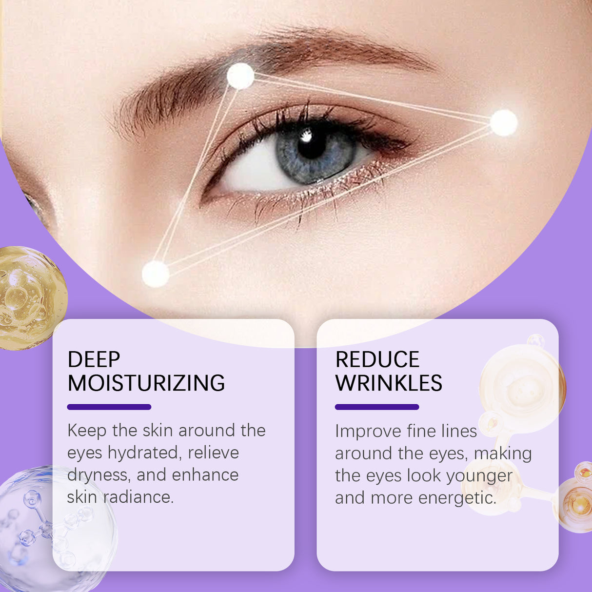 Moisturizing Eye Mask Nourishes And Moisturizes The Skin Around The Eyes