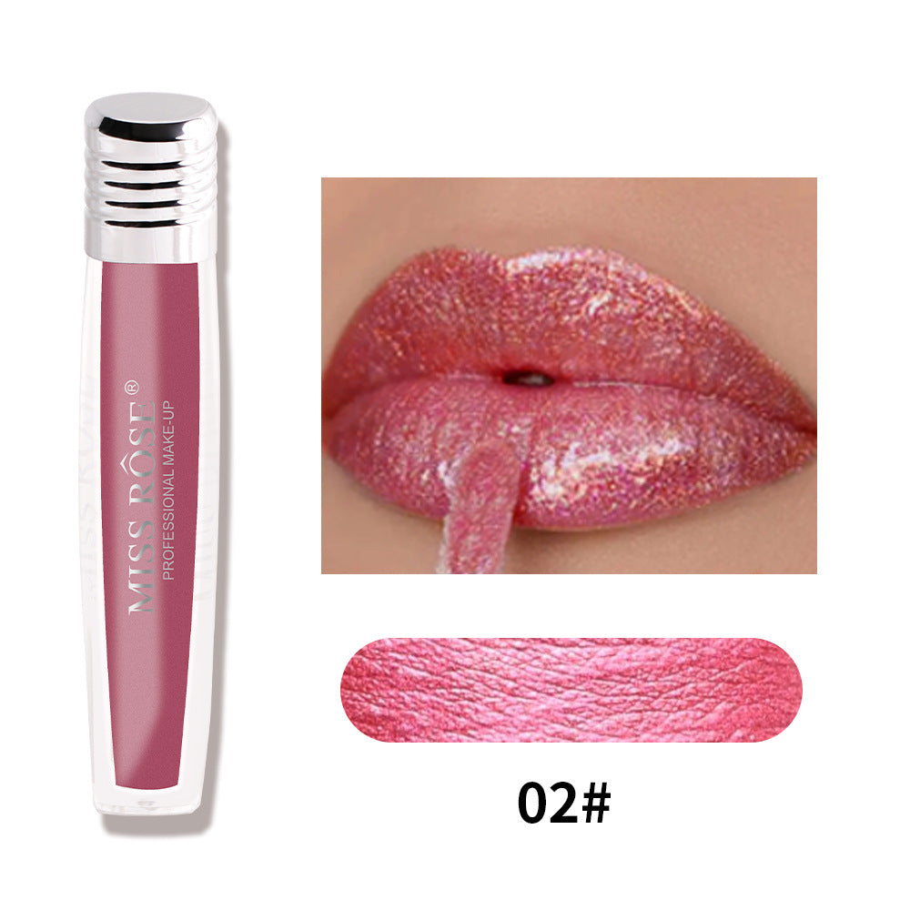 Candy Pearl Lip Gloss Liquid Matte Lip Gloss Without Color Loss And Non-Sticky Cup Velvet Lip Glaze - V.I.P Digital Presence