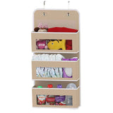 5 - Shelf Hanging Storage: Anti - Tilt, 5 large pockets. Good for bedroom, bathroom, living room (behind - door use). - V.I.P Digital Presence