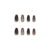 Dark Butterfly Long Ballet Nail Manicure Nail Pieces Personalized Wearing A Removable Nail - V.I.P Digital Presence