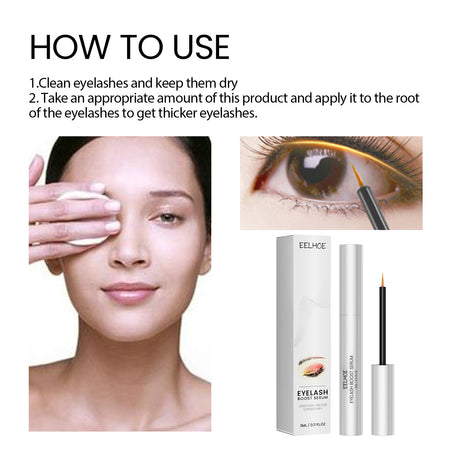 Eyelash Boost Serum, Natural Beauty Slim Long Gentle Thick Black Curl Lasting Without Smudding Mascara - V.I.P Digital Presence