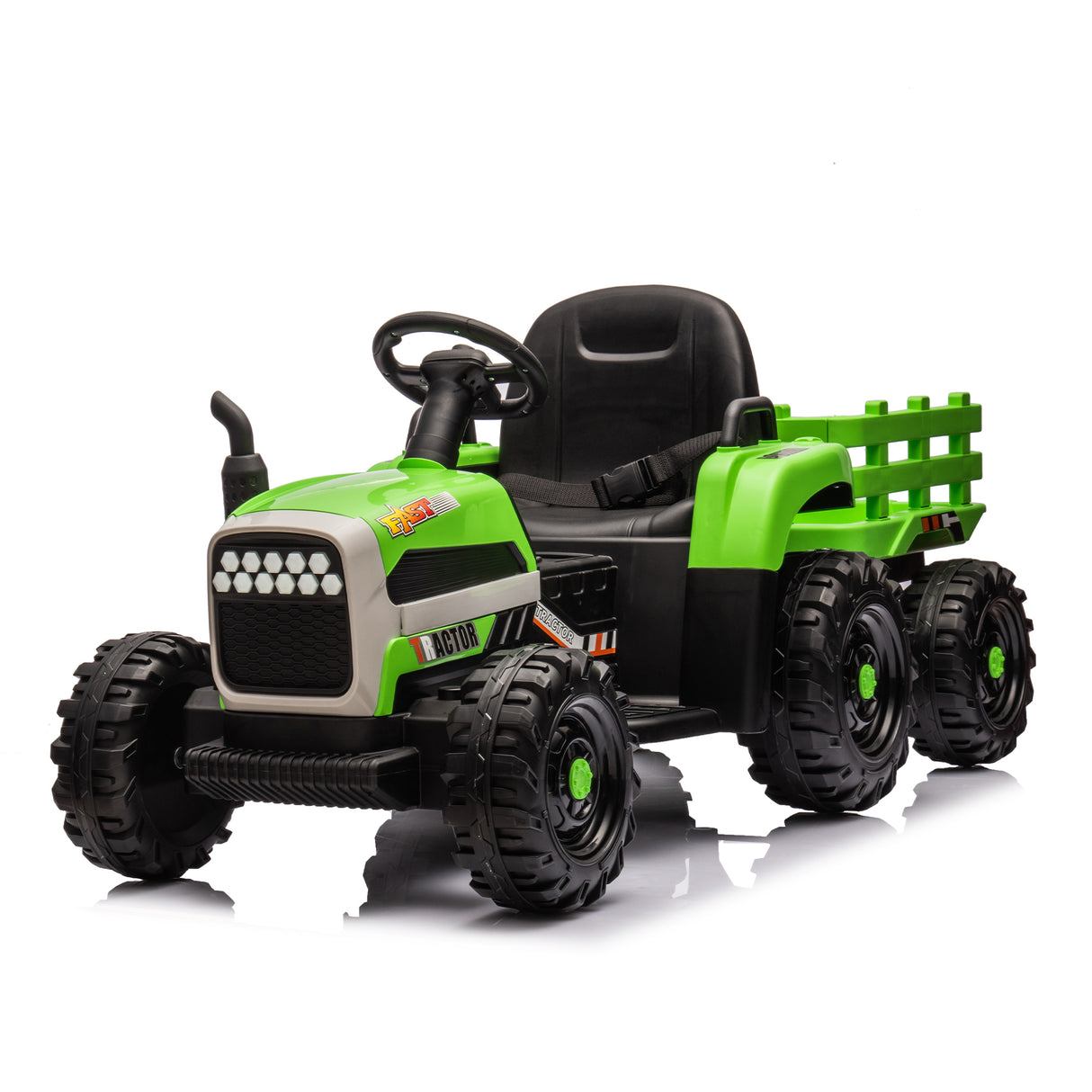 Children's electric tractor toy, powered by 24V battery, 200w * 2 motor 1.86-4.97MPH/remote control three speed adjustable - V.I.P Digital Presence