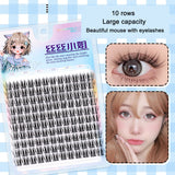 Sunflower Comics Pure Desire Eyelash Simulation Natural Thickening Large Segmented Trilogy False Eyelash Laziness - V.I.P Digital Presence