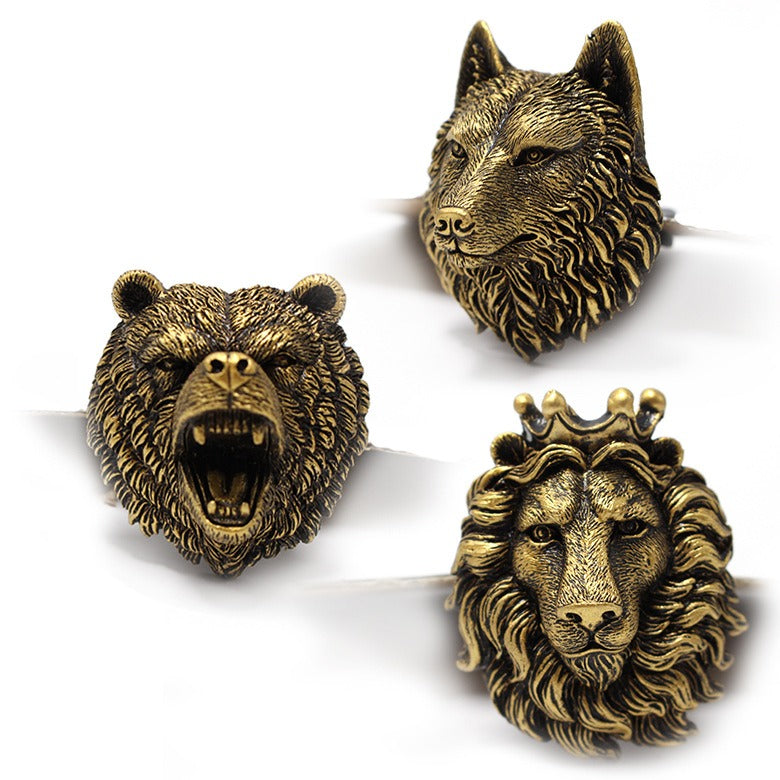 Resin Animal Head Set Car Fragrance Clip Decoration Creative Car Air Outlet Car Clip - V.I.P Digital Presence