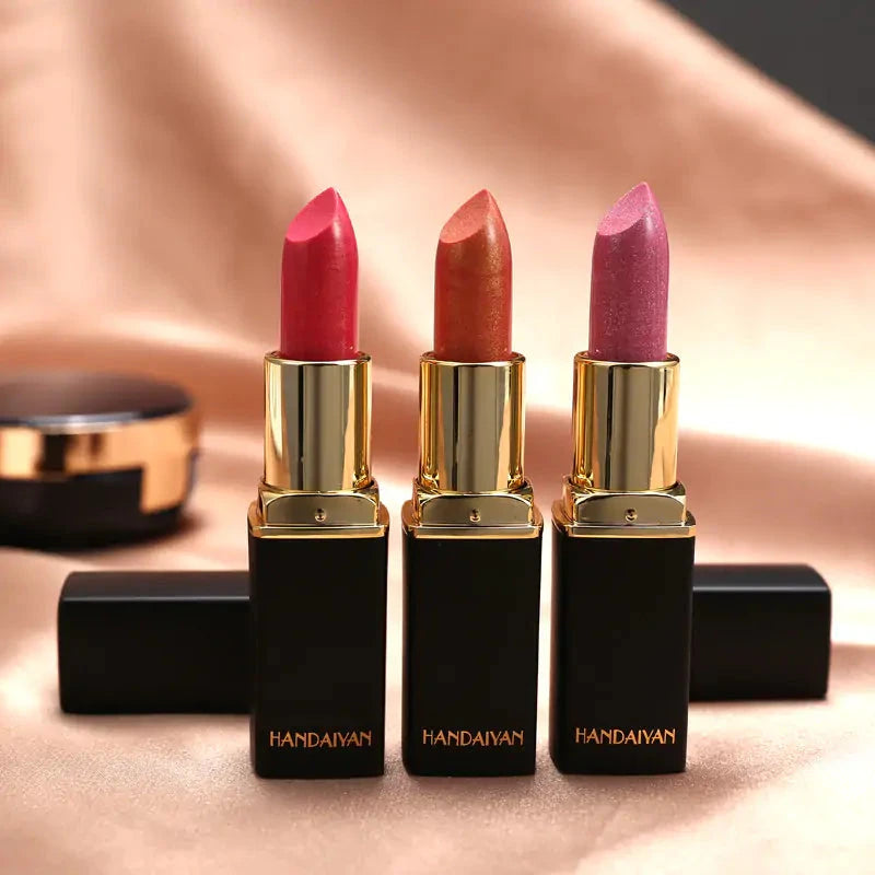 9 Colors Waterproof Glitter Lipstick - V.I.P Digital Presence