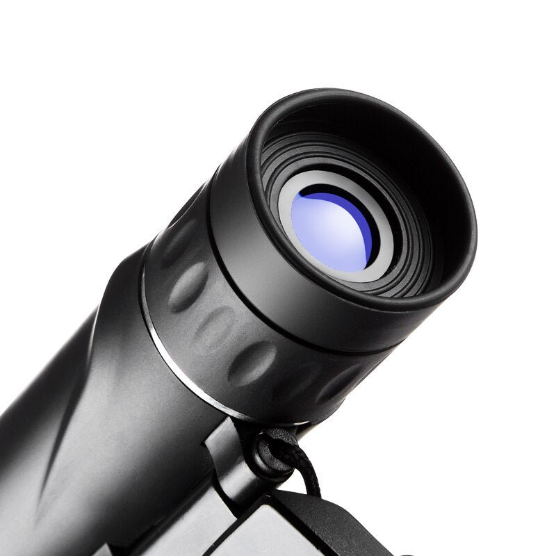 8x21 Compact Zoom Binoculars Long Range Folding HD Powerful Mini Telescope Bak4 FMC Optics Hunting Sports Black Kids Telescope - V.I.P Digital Presence