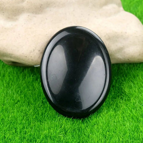 Thumb Worry Stones Oval Massage Quartz Healing Crystal Chakra Energy Therapy Meditation Spiritual Natural Gemstone Decor - V.I.P Digital Presence