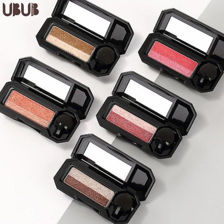 UBUB Brand Double Color Convenient Eyeshadow Makeup Palette Waterproof Pigment Shimmer Eye Color Cosmetics - V.I.P Digital Presence