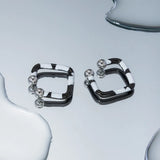 Stainless Steel Oil Drip Cuff Earrings - V.I.P Digital Presence