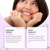 Crystal Dental Diamond Sparkle Dental Diamond Decorative Fashion Beauty Stickers To Enhance Smile Light Portable Crystal Dental Diamond - V.I.P Digital Presence