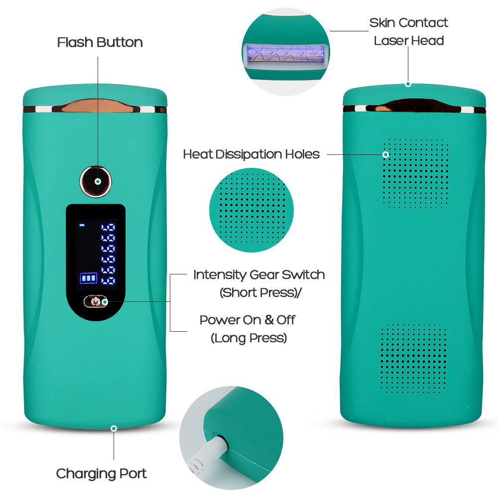 HailiCare Freezing Point Laser Hair Removal Instrument Painless Hair Removal Instrument Home Whole Body Hair Removal Instrument Portable Beauty Instrument - V.I.P Digital Presence