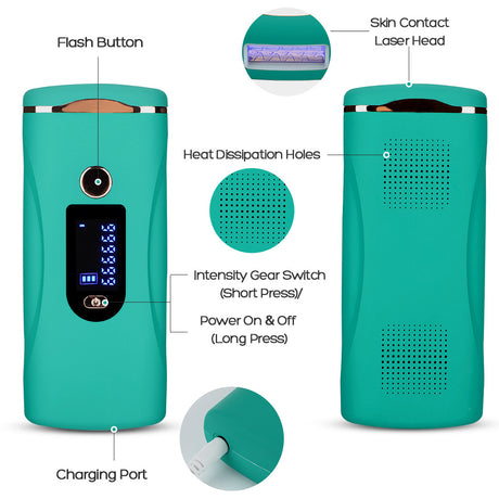 HailiCare Freezing Point Laser Hair Removal Instrument Painless Hair Removal Instrument Home Whole Body Hair Removal Instrument Portable Beauty Instrument - V.I.P Digital Presence