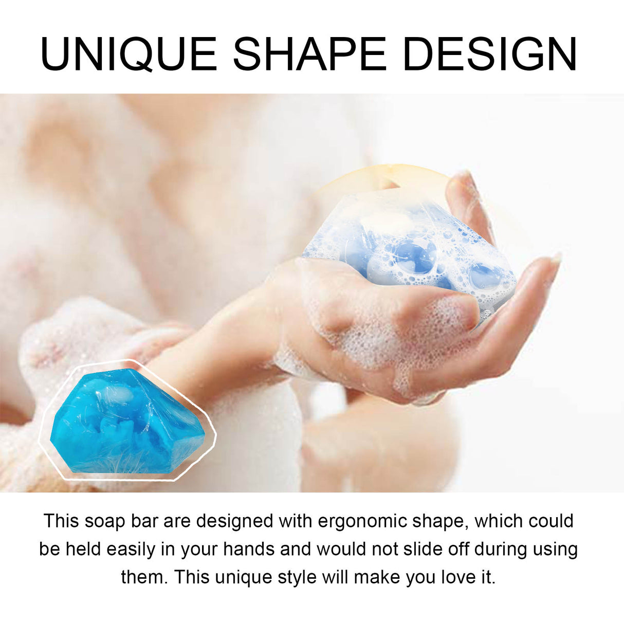 Shower Cleansing Soap Moisturizes And Moisturizes Tender Skin, Joints, Elbows, Brightening And Whitening Body Beauty Soap